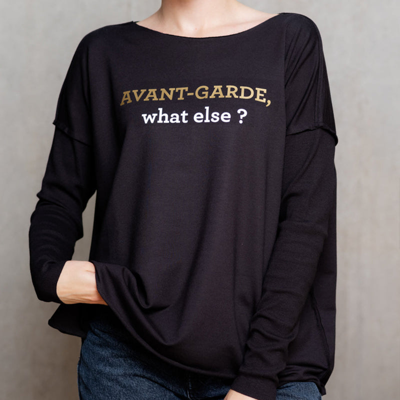 AVANT-GARDE, what else? Black Cotton Shirt