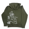 Unisex Khaki Hoodie Sweatshirt - Cosima von Bonin