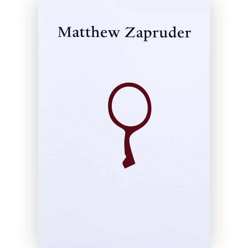 Poems by Matthew Zapruder