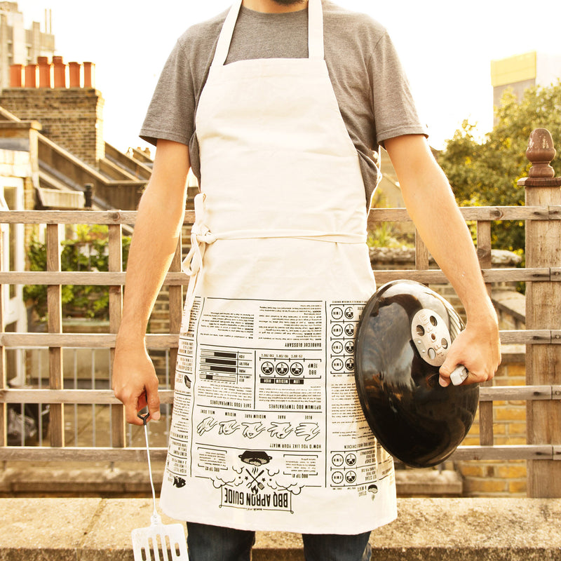 French Cooking Guides Apron BBQ - MUDAM STORE