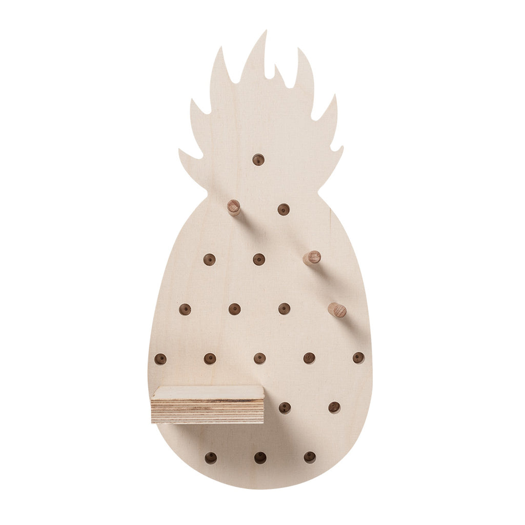 Little Birch Wood Pineapple Pegboard - MUDAM STORE